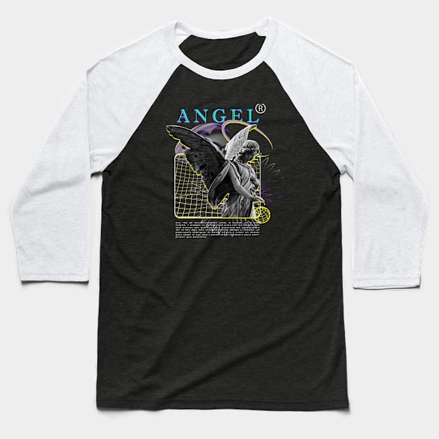 Angel Baseball T-Shirt by DP Store